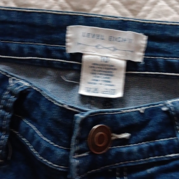 Level Eight Roses and Denim Shorts - Picture 2 of 5